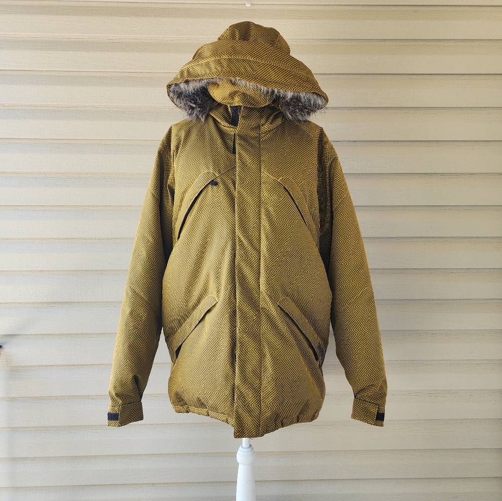 Burton Mustard Hooded Snowboard Ski Jacket